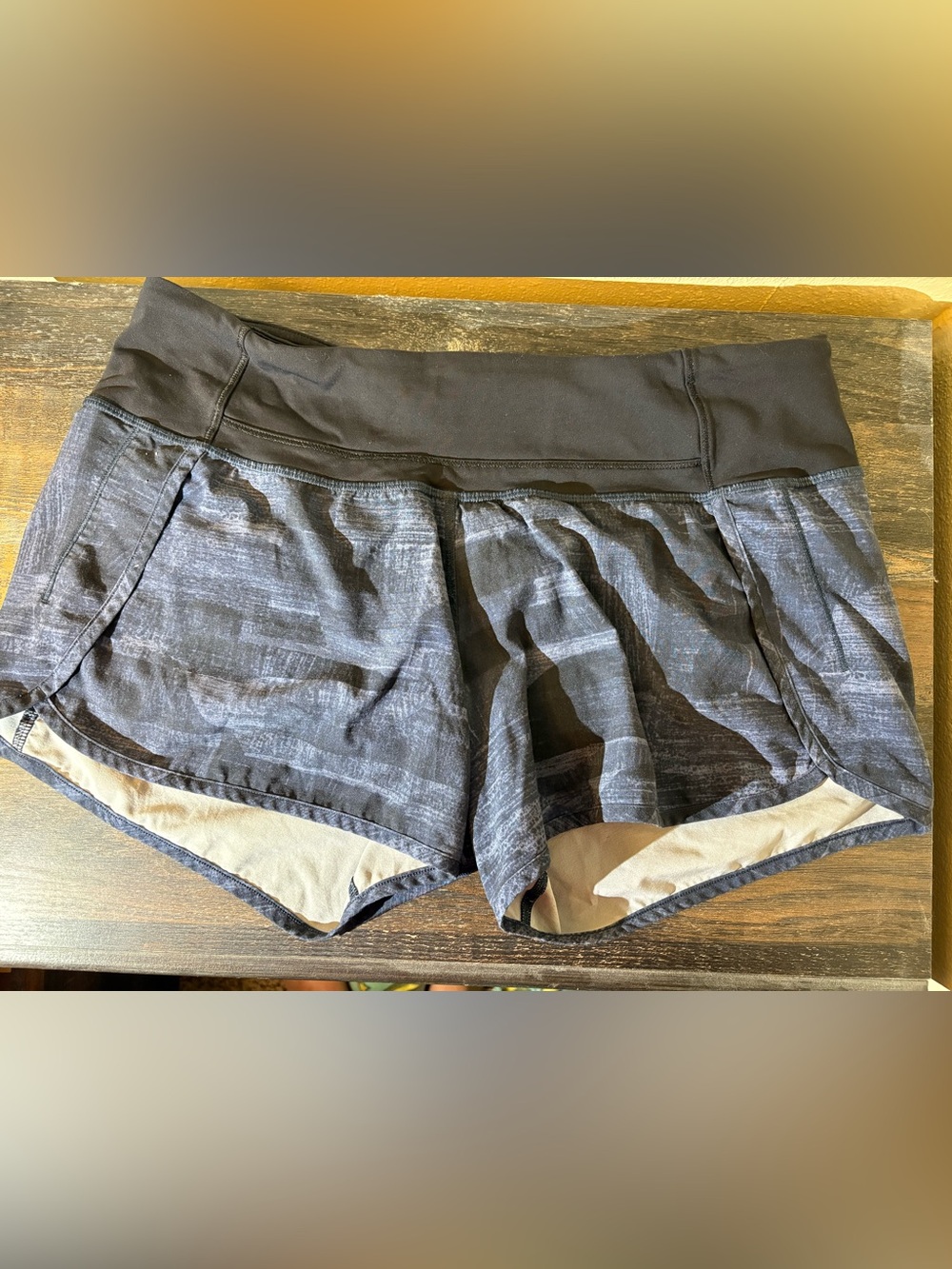 Lululemon Shorts in Heathered Black, Navy, and Gray